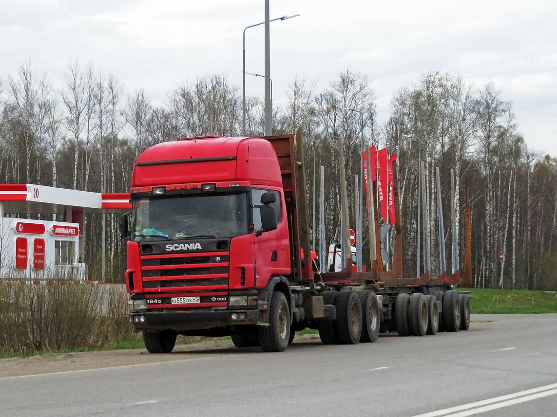 Кировская область, № О 555 ОК 43 — Scania ('1996) R164G