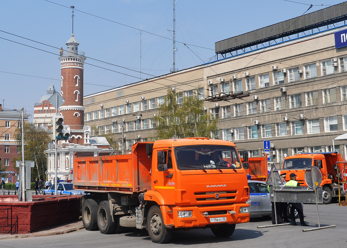 Омская область, № Т 156 НС 55 — КамАЗ-65115-L4