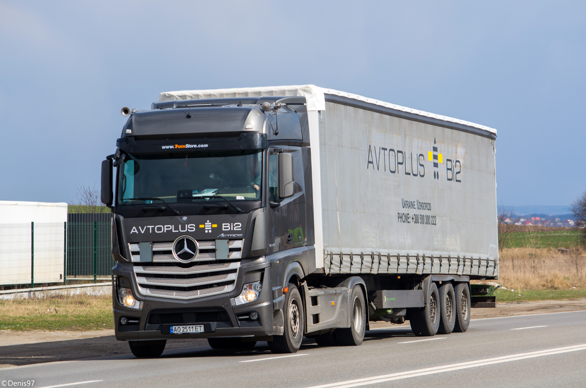 Закарпатская область, № АО 2511 ЕТ — Mercedes-Benz Actros ('2011) 1845