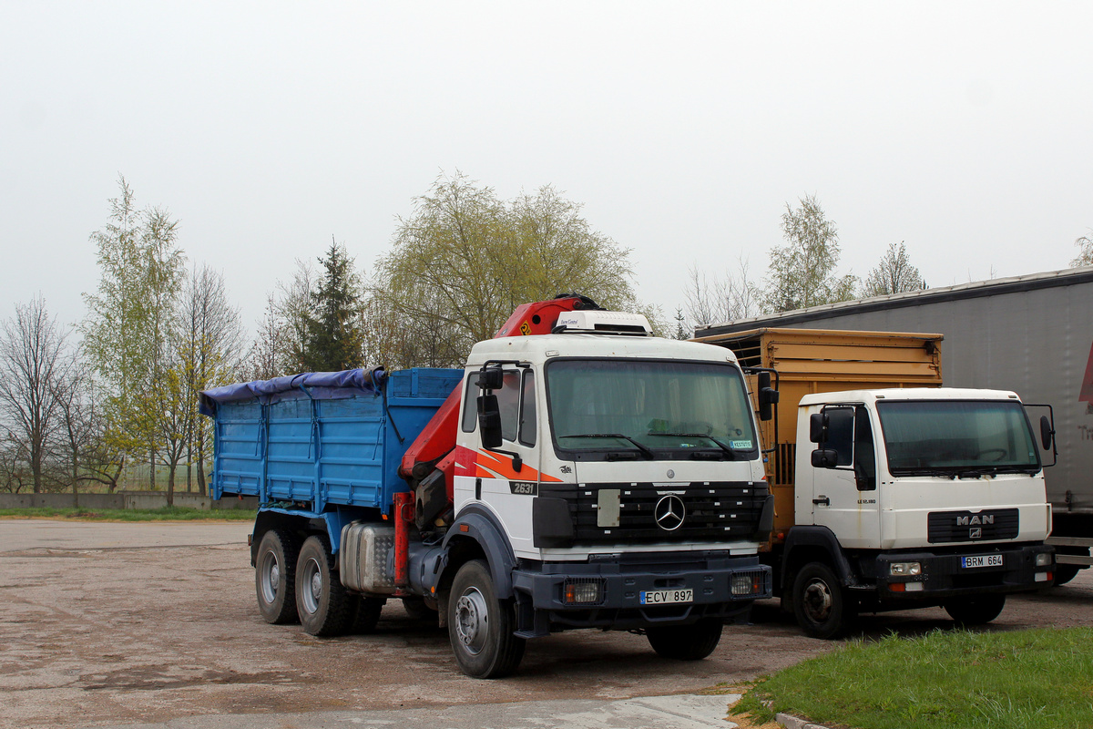 Литва, № ECV 897 — Mercedes-Benz SK 2631