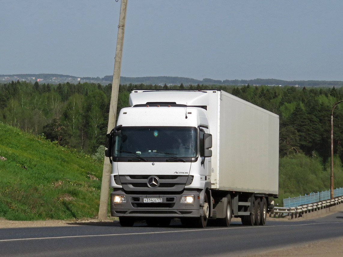 Санкт-Петербург, № У 314 СЕ 178 — Mercedes-Benz Actros ('2009) 1841