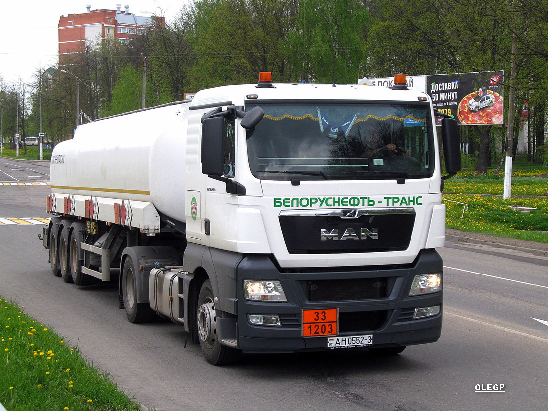 Гомельская область, № АН 0552-3 — MAN TGX ('2007) 18.400