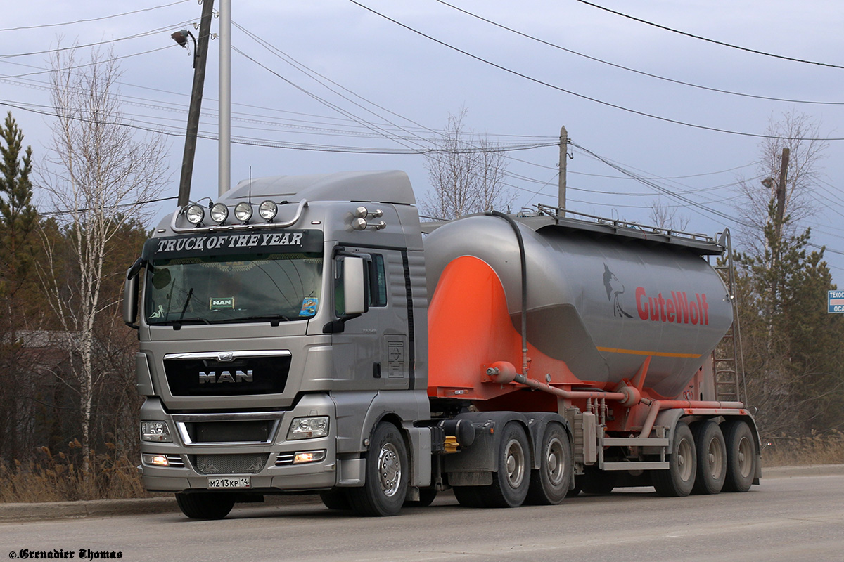 Саха (Якутия), № М 213 КР 14 — MAN TGX ('2007) 26.480