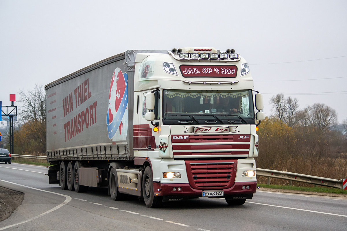 Хмельницкая область, № ВХ 0279 СА — DAF XF105 FT