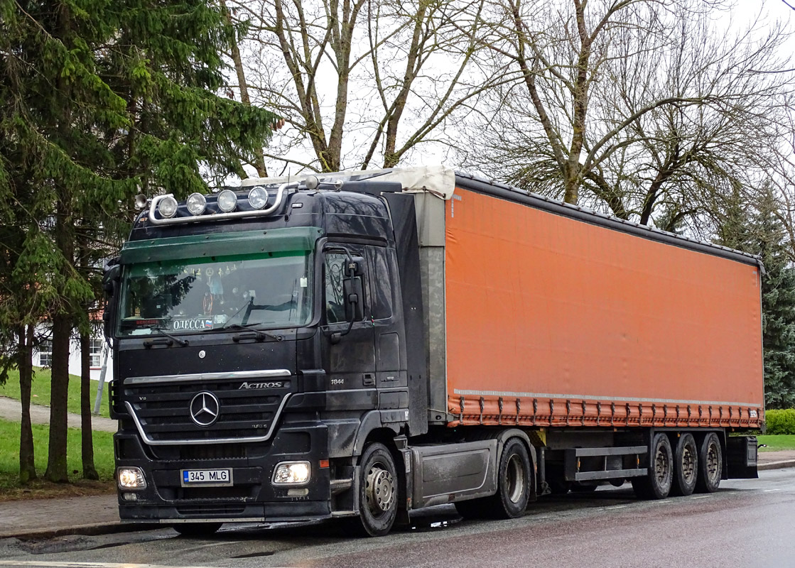 Эстония, № 345 MLG — Mercedes-Benz Actros ('2003) 1844