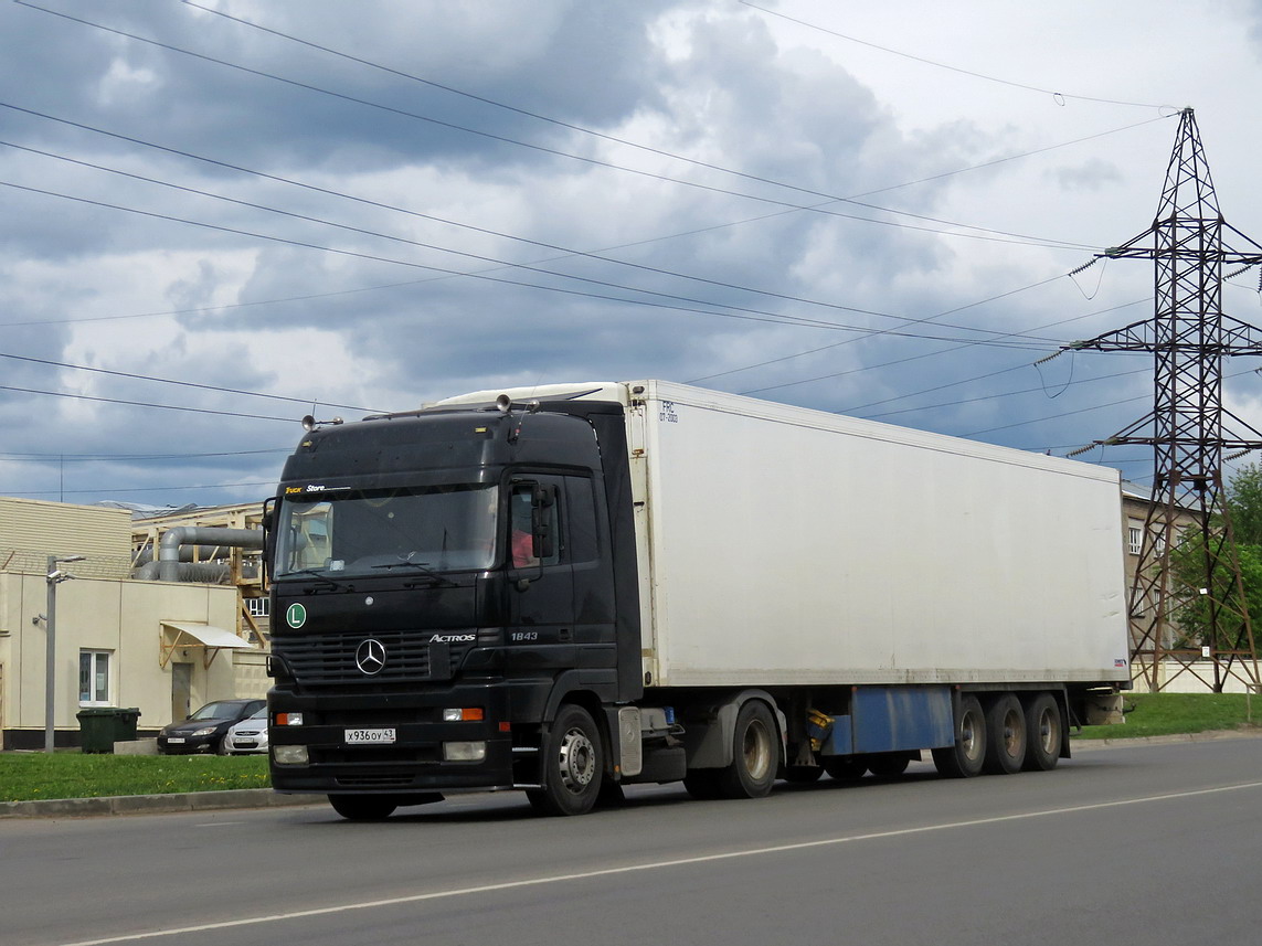 Кировская область, № Х 936 ОУ 43 — Mercedes-Benz Actros ('1997) 1843