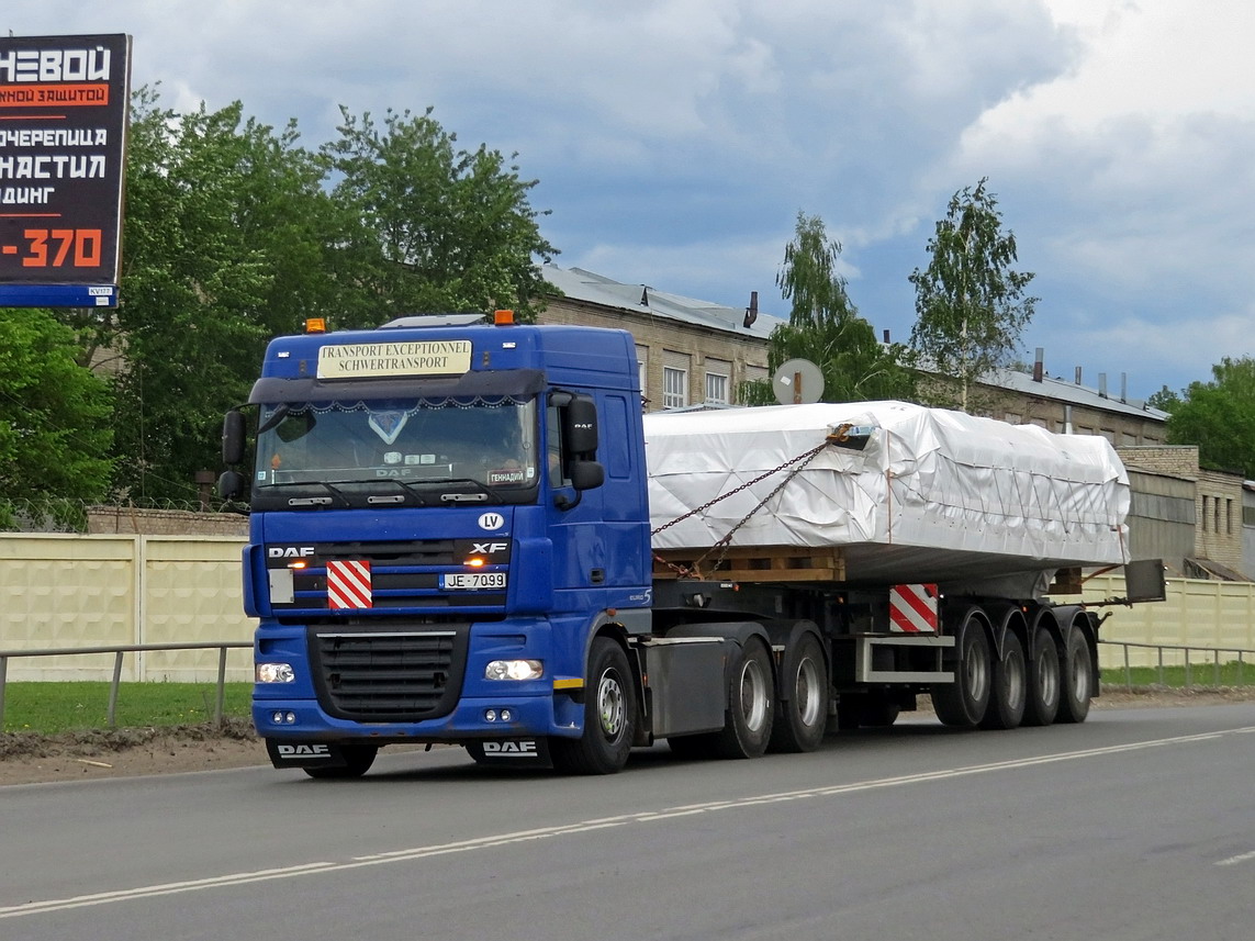 Латвия, № JE-7099 — DAF XF105 FTT