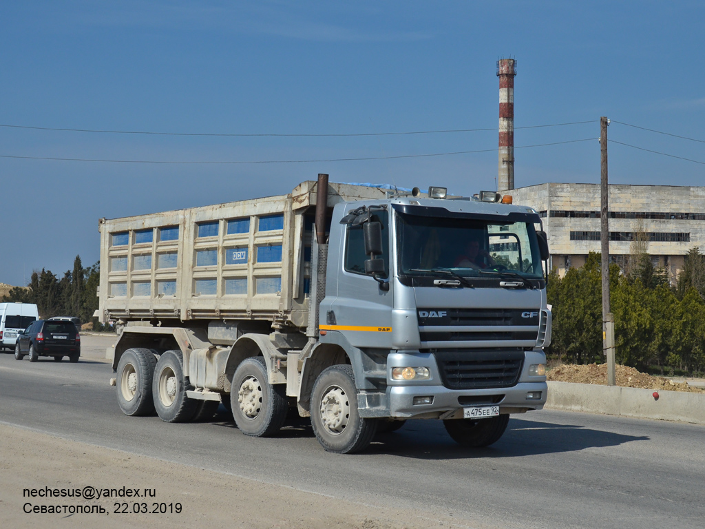 Севастополь, № А 475 ЕЕ 92 — DAF CF85 FAD