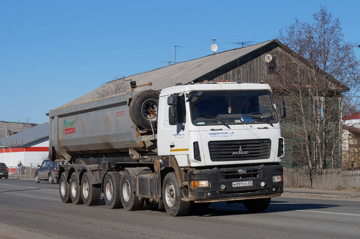 Архангельская область, № М 891 СО 29 — МАЗ-6430B9