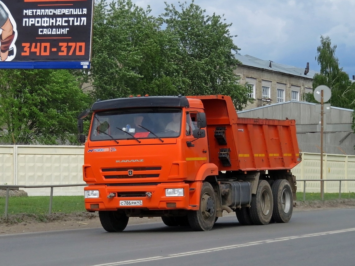 Кировская область, № С 786 РМ 43 — КамАЗ-65115-A5(48)