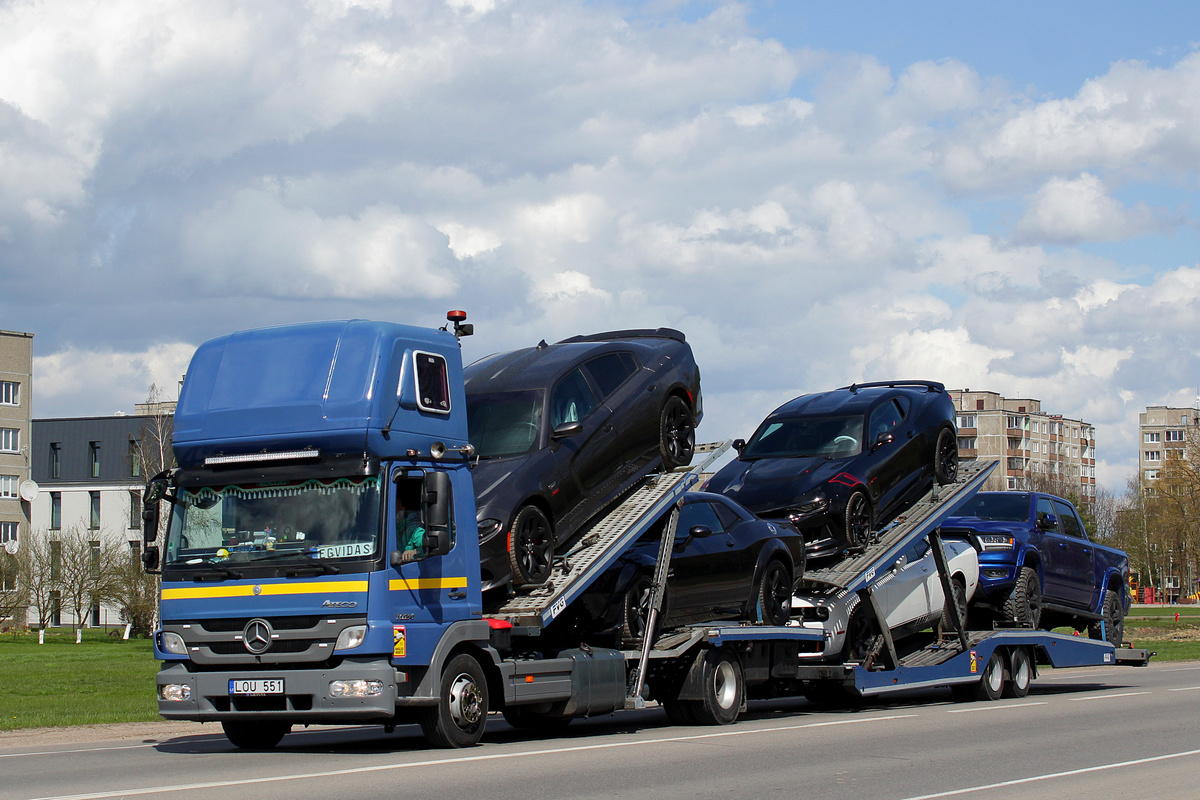 Литва, № LOU 551 — Mercedes-Benz Atego (общ.м)