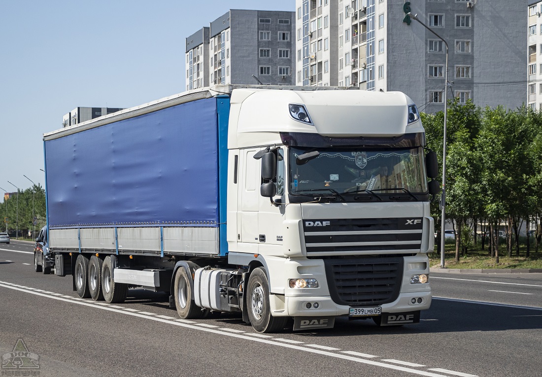 Алматинская область, № 399 LMB 05 — DAF XF105 FT