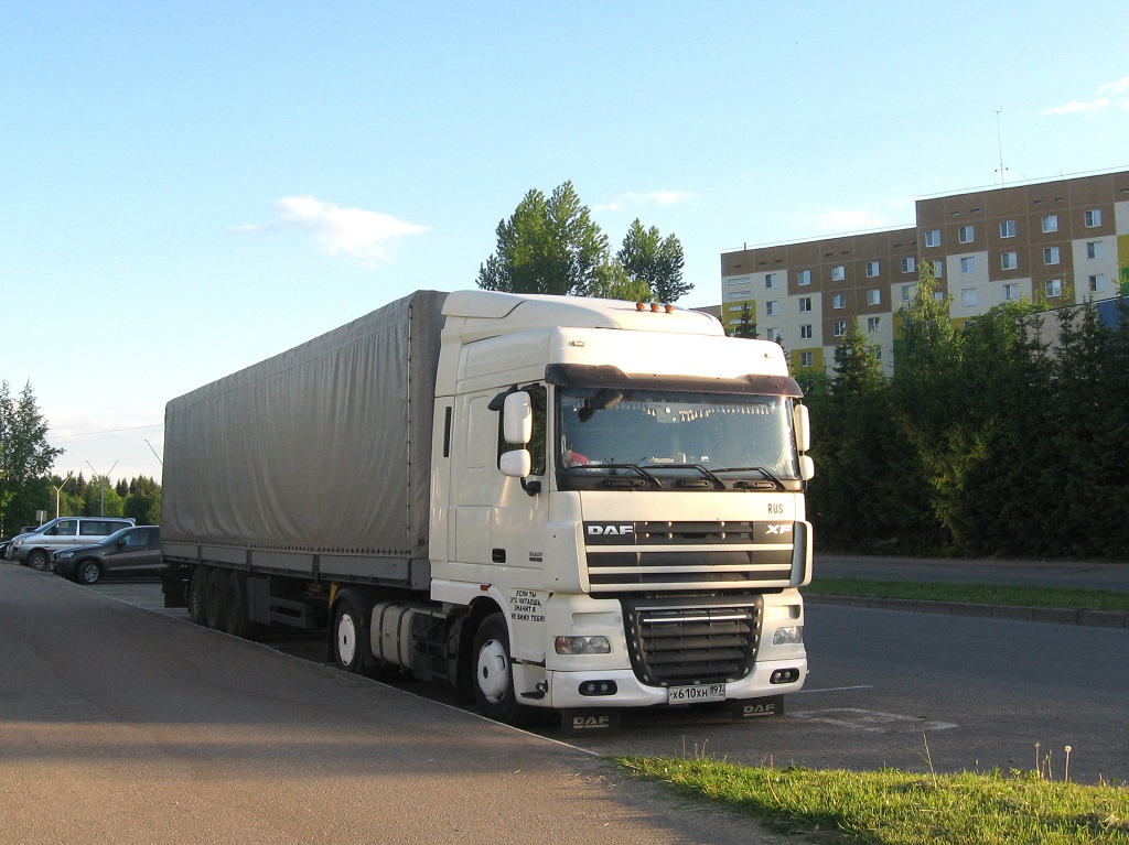 Москва, № Х 610 ХН 197 — DAF XF105 FT