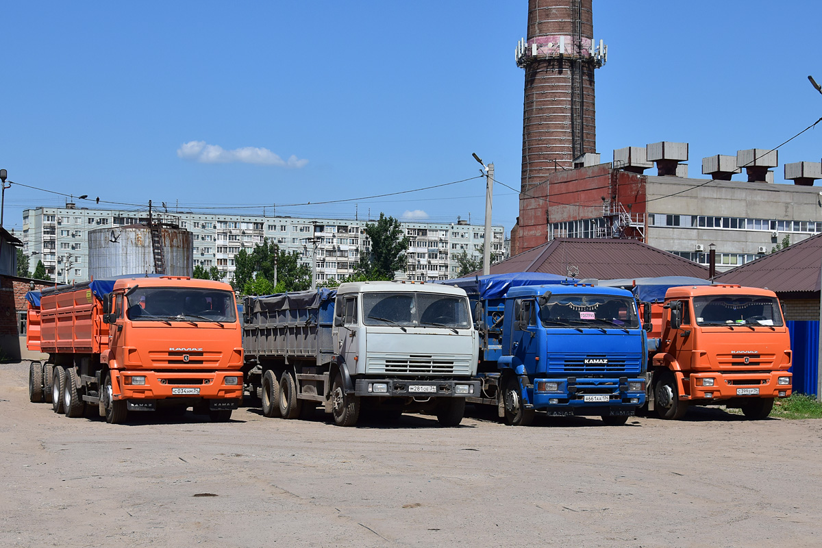 Волгоградская область, № С 034 НМ 34 — КамАЗ-65115-N3(78); Волгоградская область, № М 281 ОЕ 34 — КамАЗ-53215-13 [53215N]; Волгоградская область, № А 661 АА 134 — КамАЗ-65117 (общая модель); Волгоградская область, № С 399 ЕР 34 — КамАЗ-65115-N3(78)