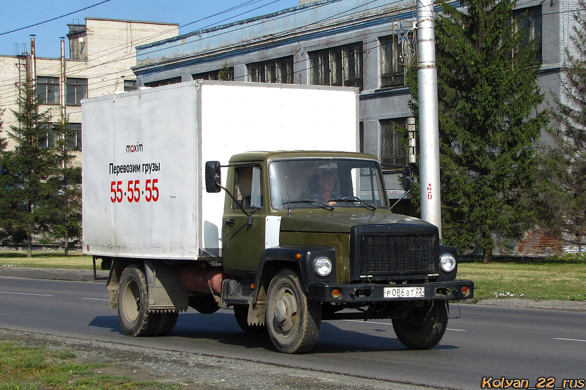 Алтайский край, № Р 086 ВТ 22 — ГАЗ-3307