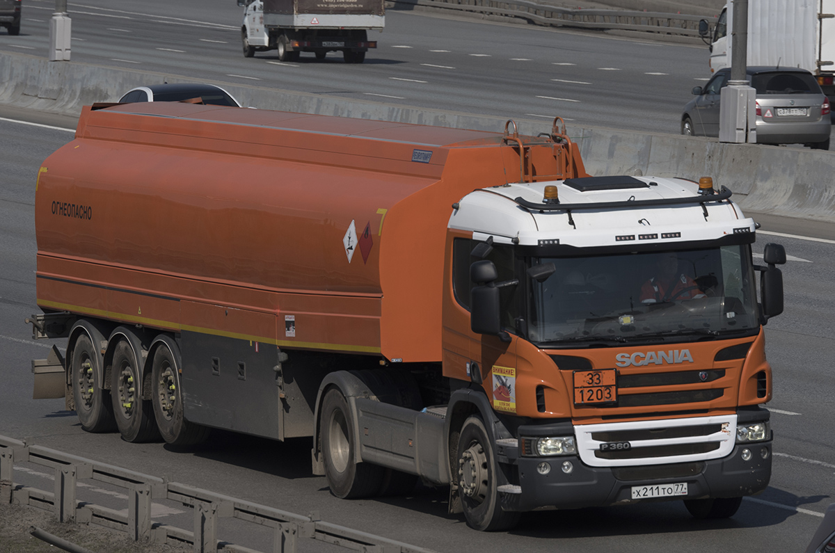 Московская область, № Х 211 ТО 77 — Scania ('2011) P360