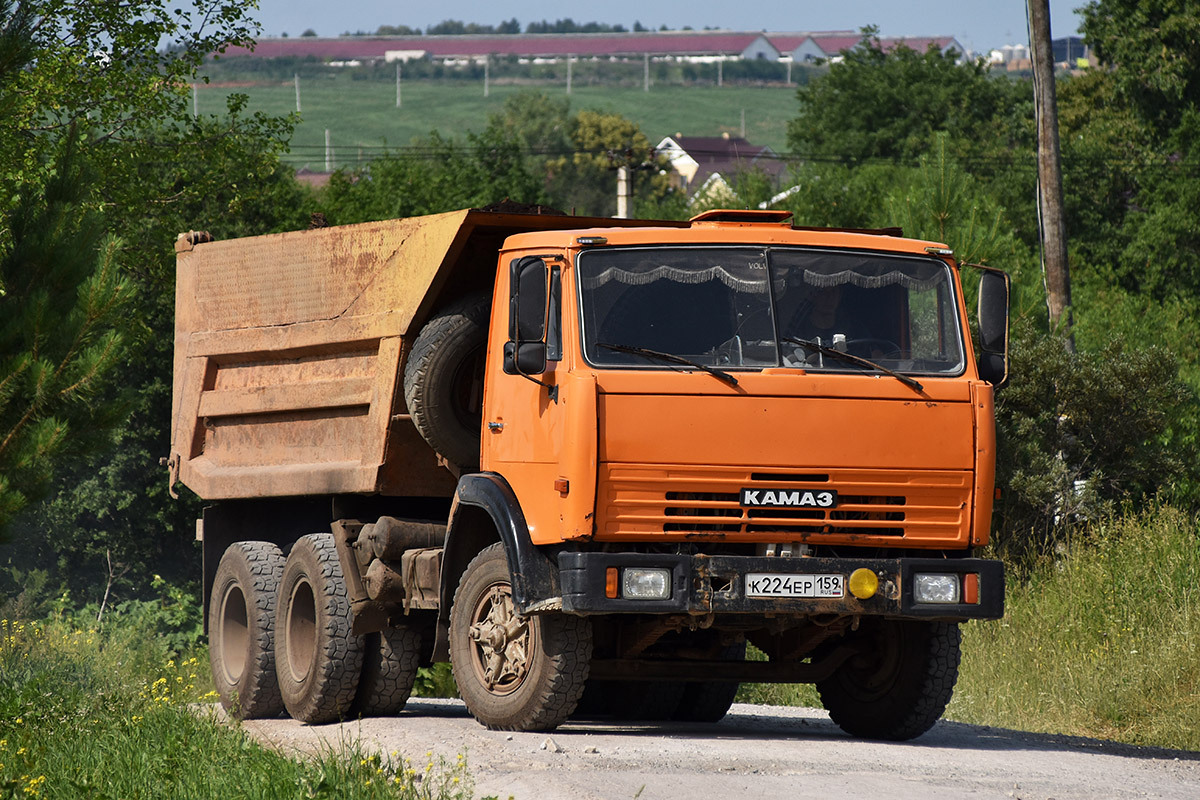 Пермский край, № К 224 ЕР 159 — КамАЗ-55111 [551110]