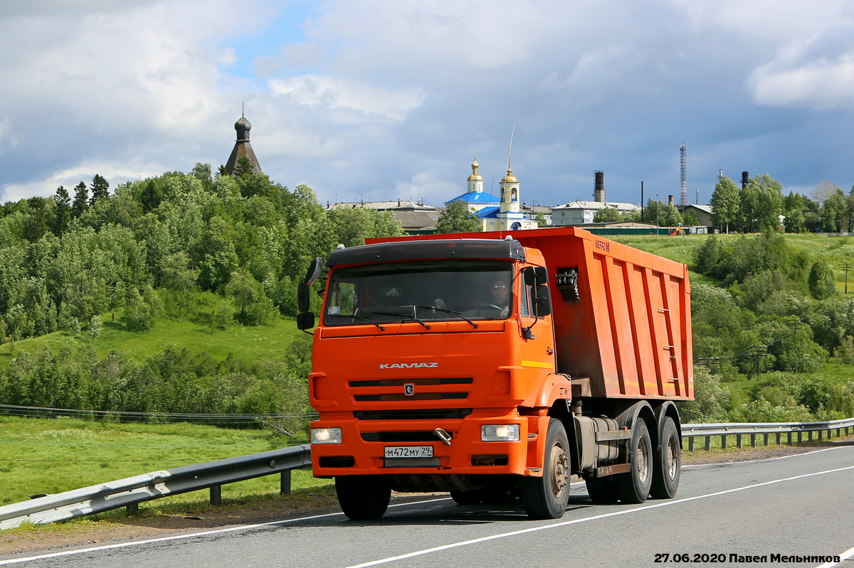 Архангельская область, № М 472 МУ 29 — КамАЗ-6520-43