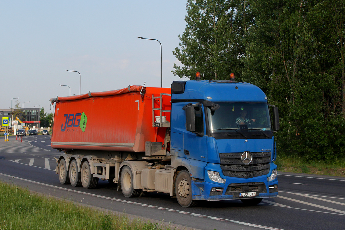 Литва, № LUO 512 — Mercedes-Benz Actros ('2011) 1843