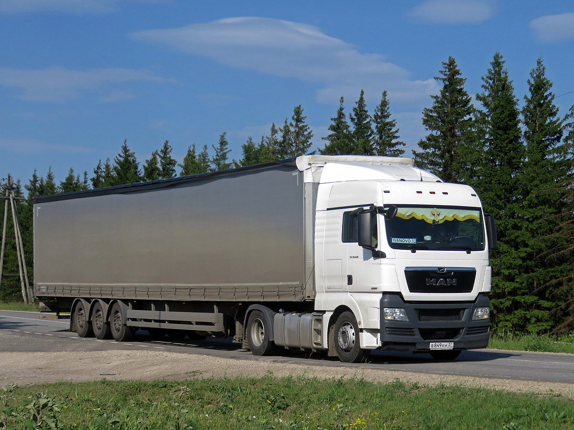 Ивановская область, № В 849 КН 37 — MAN TGX ('2007) 18.400