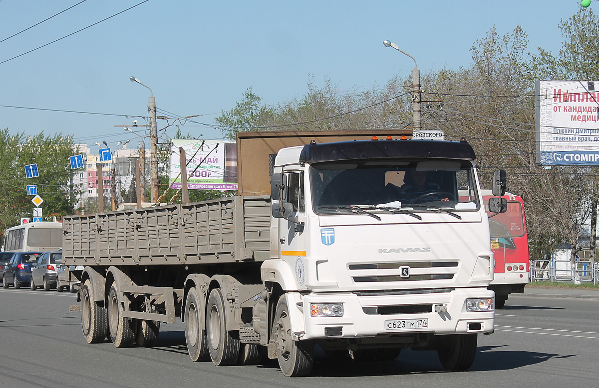 Челябинская область, № С 623 ТМ 174 — КамАЗ-65116-A4