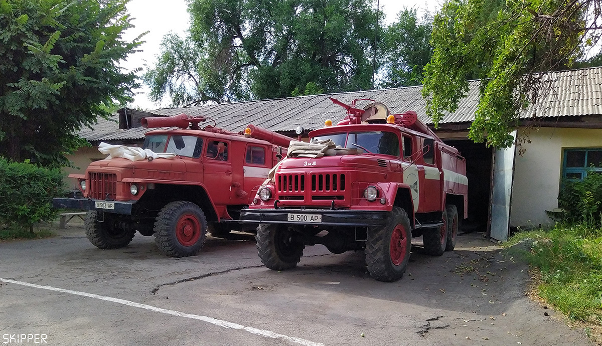 Алматинская область, № B 503 AP — Урал-375Е; Алматинская область, № B 500 AP — ЗИЛ-131НА