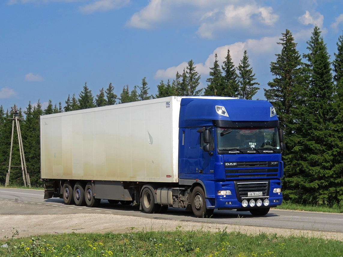 Кировская область, № О 678 ХА 43 — DAF XF105 FT