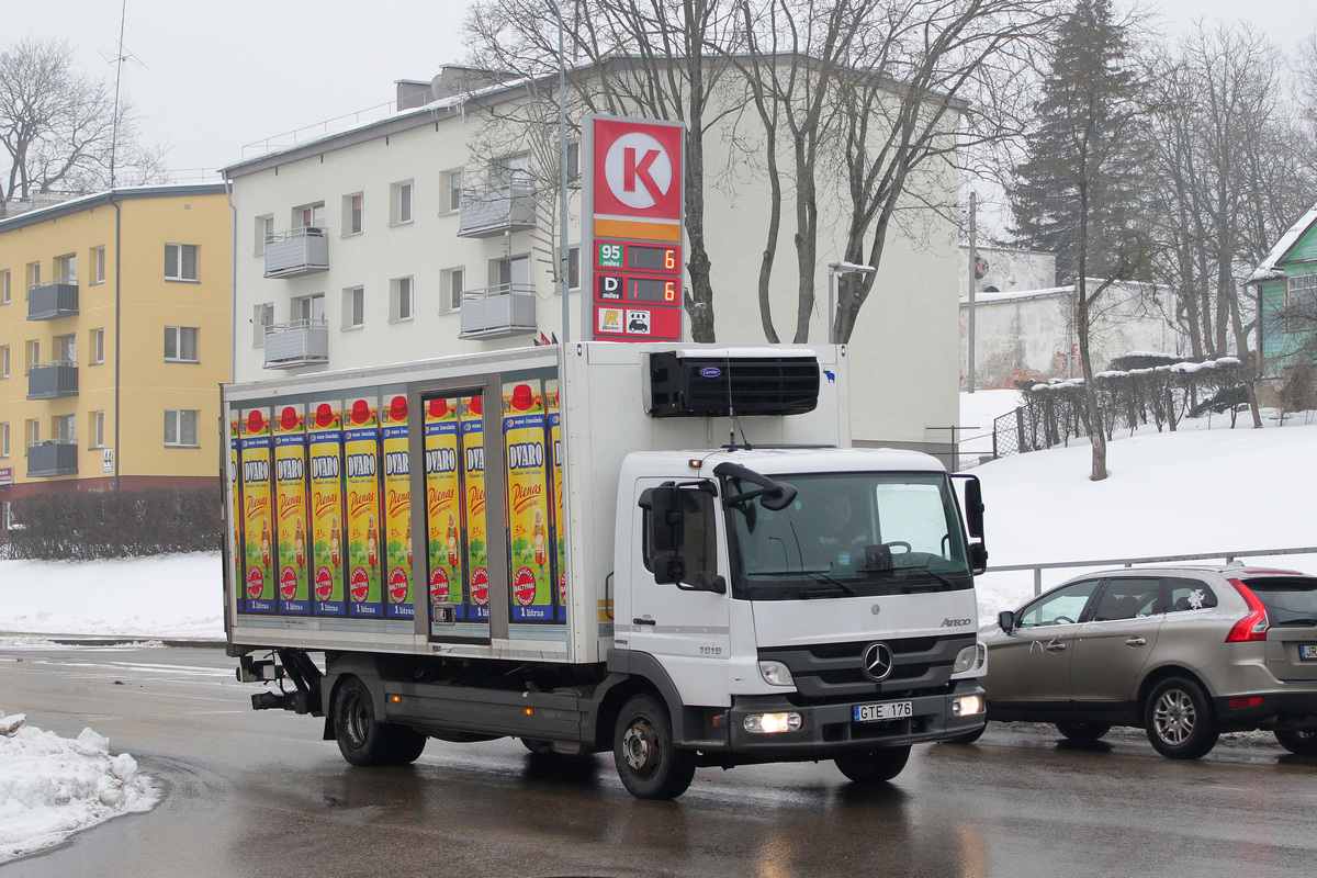 Литва, № GTE 176 — Mercedes-Benz Atego 1018