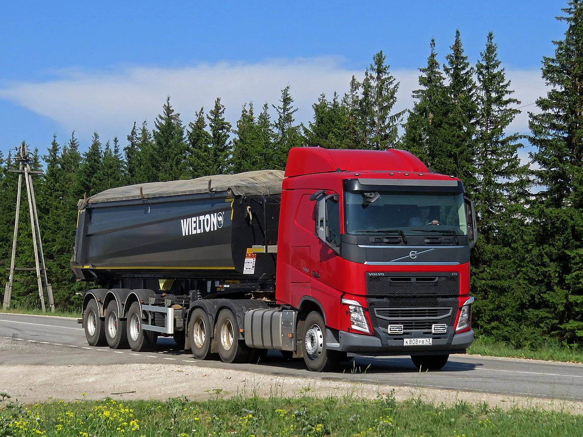 Кировская область, № К 808 РВ 43 — Volvo ('2012) FH.500