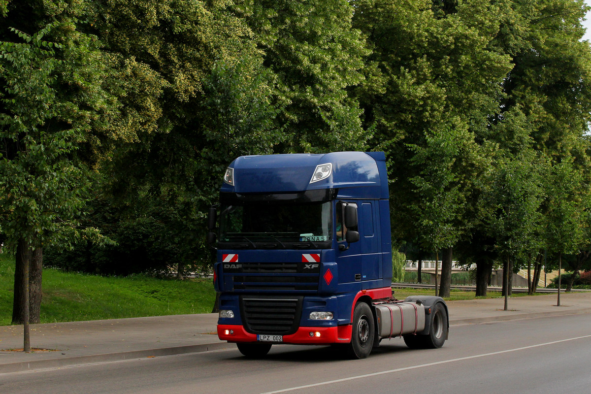 Литва, № LPZ 002 — DAF XF105 FT