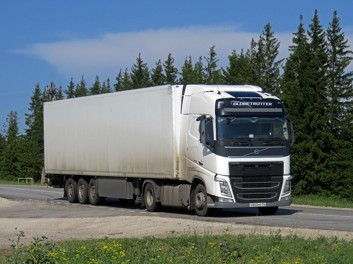 Омская область, № Х 843 МР 55 — Volvo ('2012) FH.420 [X9P]