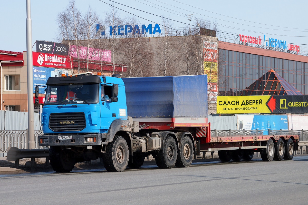 Ханты-Мансийский автоном.округ, № А 780 СР 186 — Урал-44202-82