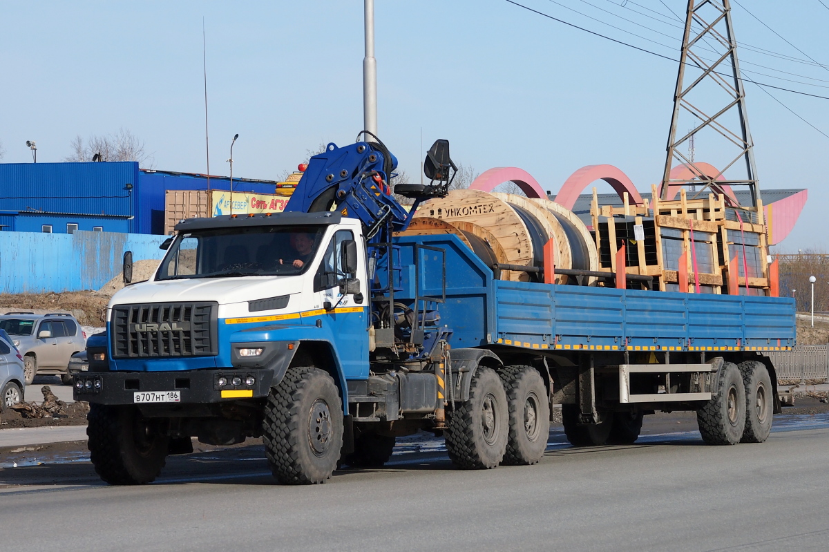 Ханты-Мансийский автоном.округ, № В 707 НТ 186 — Урал NEXT 4320-72