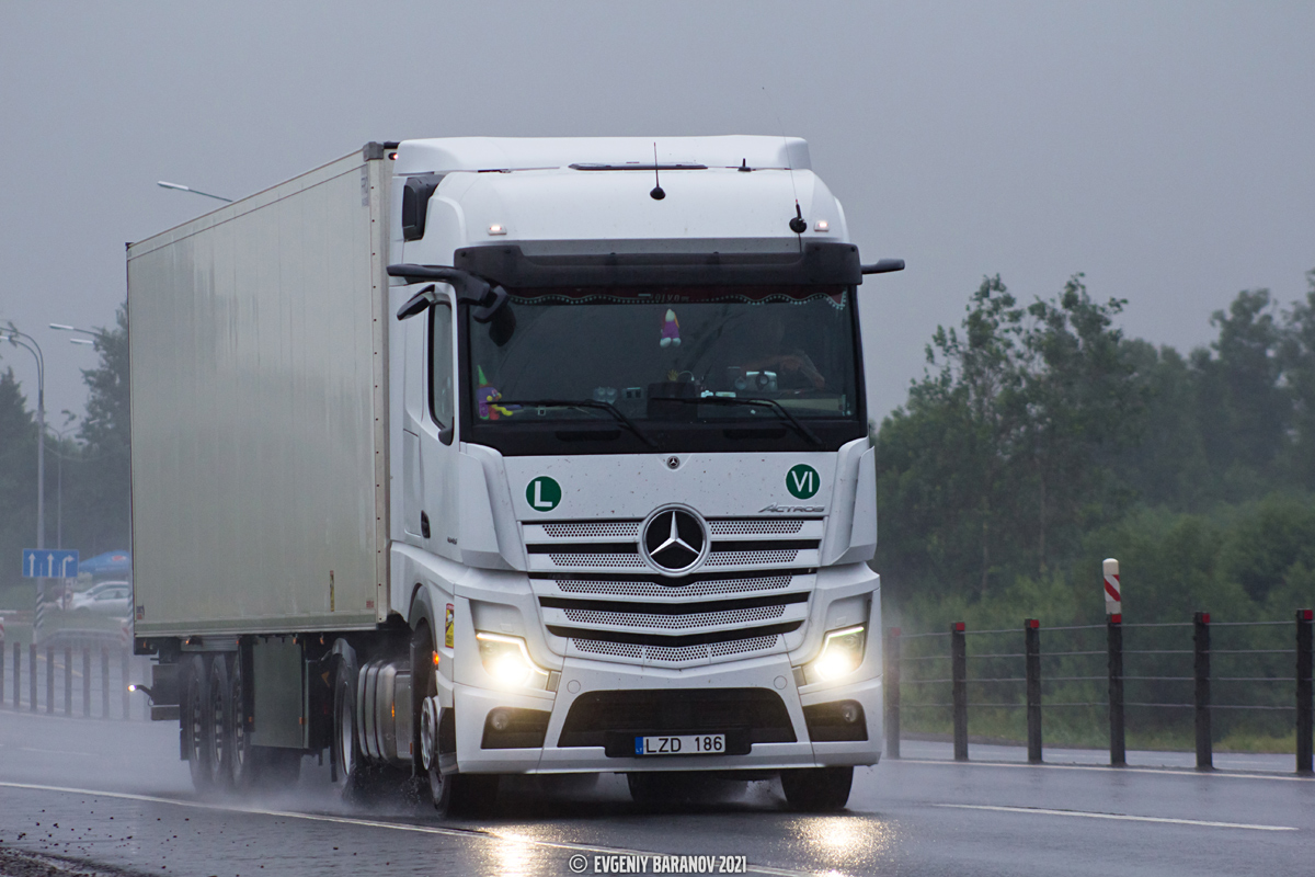 Литва, № LZD 186 — Mercedes-Benz Actros ('2018) 1845