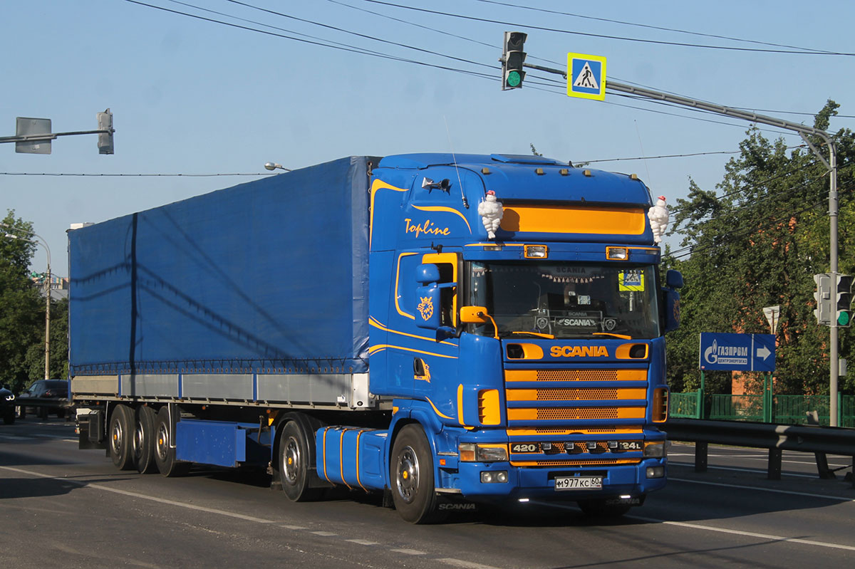 Псковская область, № М 977 КС 60 — Scania ('2011) P420