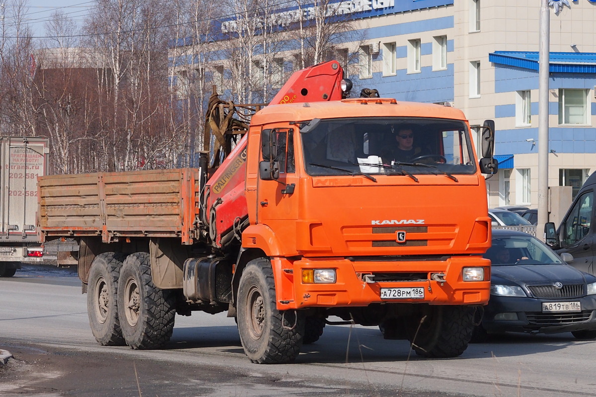 Ханты-Мансийский автоном.округ, № А 728 РМ 186 — КамАЗ-43118-24