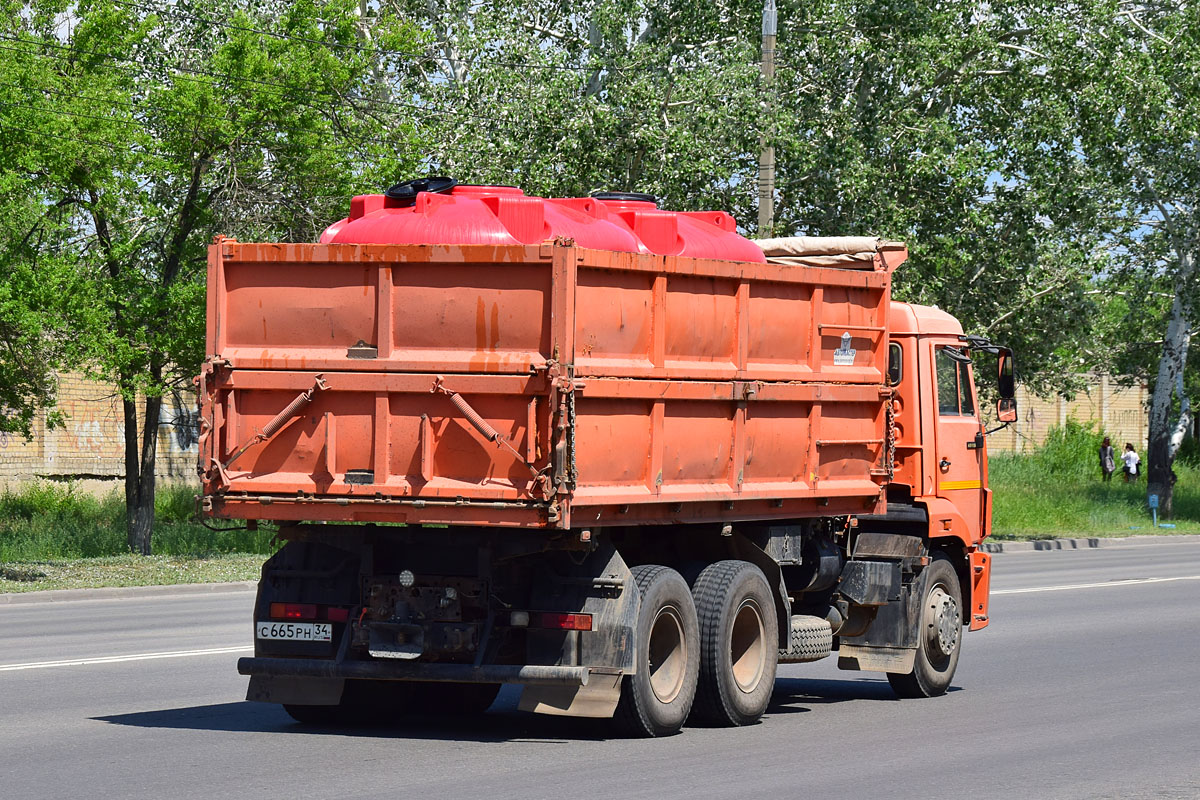 Волгоградская область, № С 665 РН 34 — КамАЗ-65115-D3