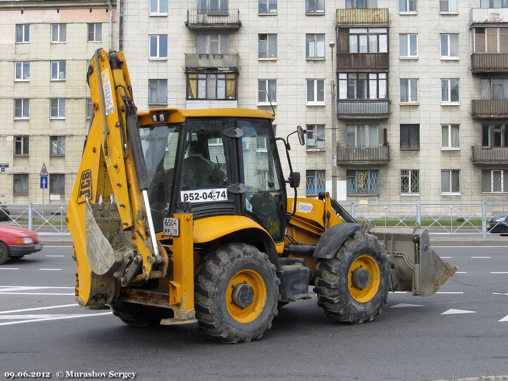 Санкт-Петербург, № 6504 РР 78 — JCB 3CX