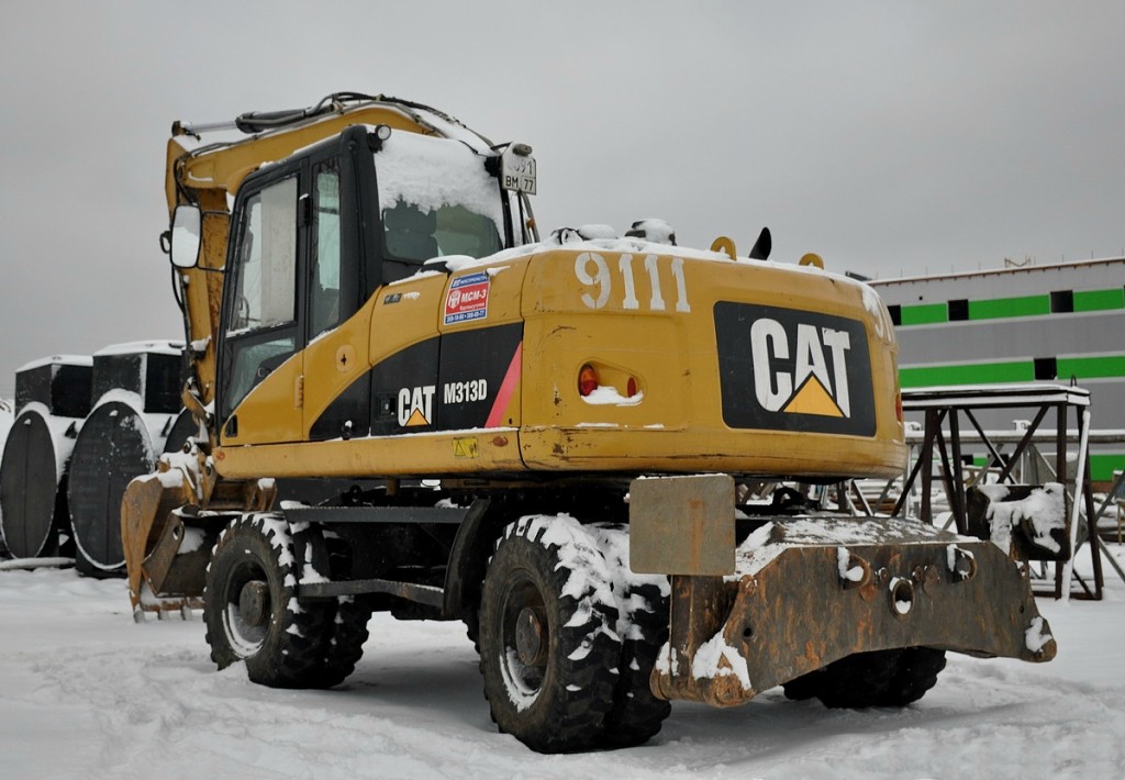 Москва, № 8091 ВМ 77 — Caterpillar M313