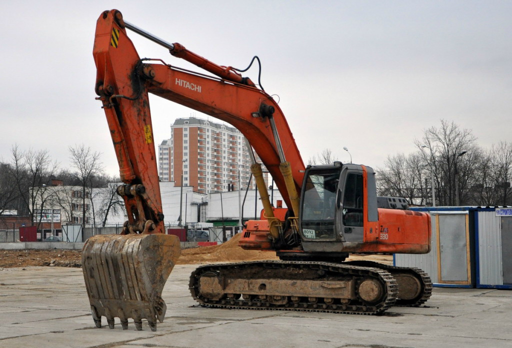 Москва, № 8092 ВУ 77 — Hitachi ZX300 (общая модель)