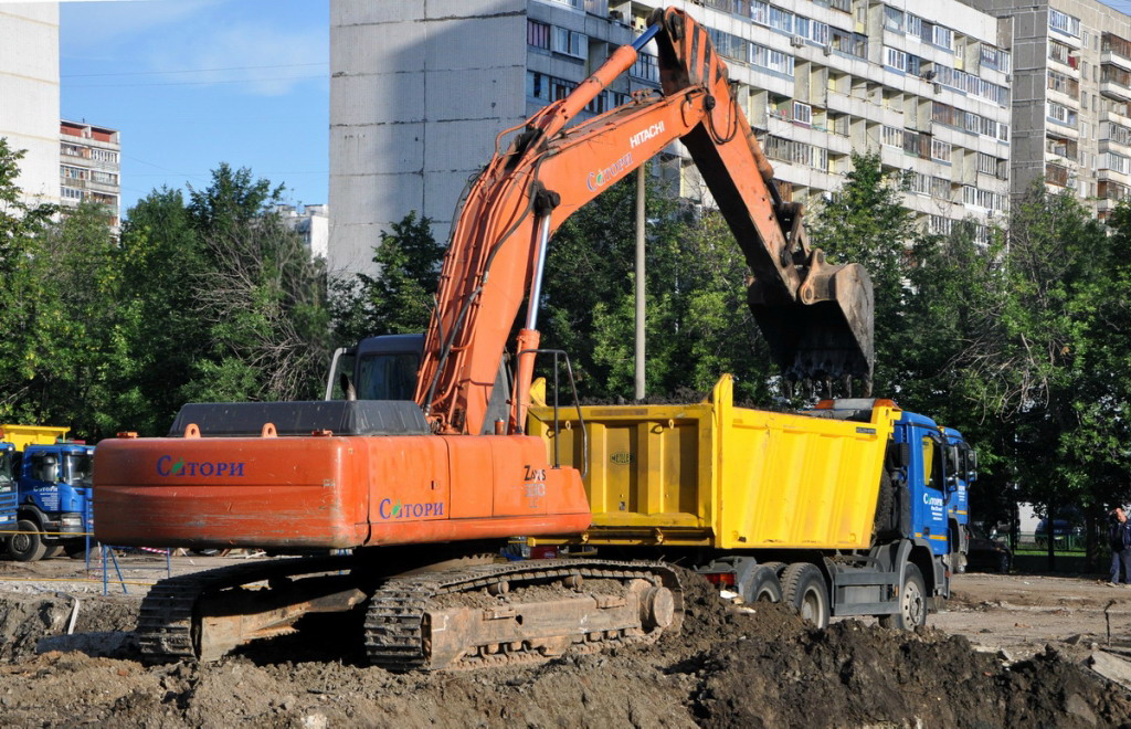 Москва, № (77) Б/Н СТ 0074 — Hitachi ZX330 (общая модель)