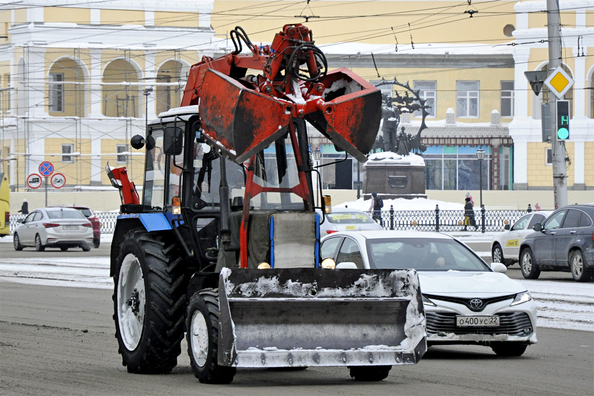 Алтайский край, № (22) Б/Н СТ 0405 — Беларус-82.1; Алтайский край — Спецтехника с нечитаемыми (неизвестными) номерами