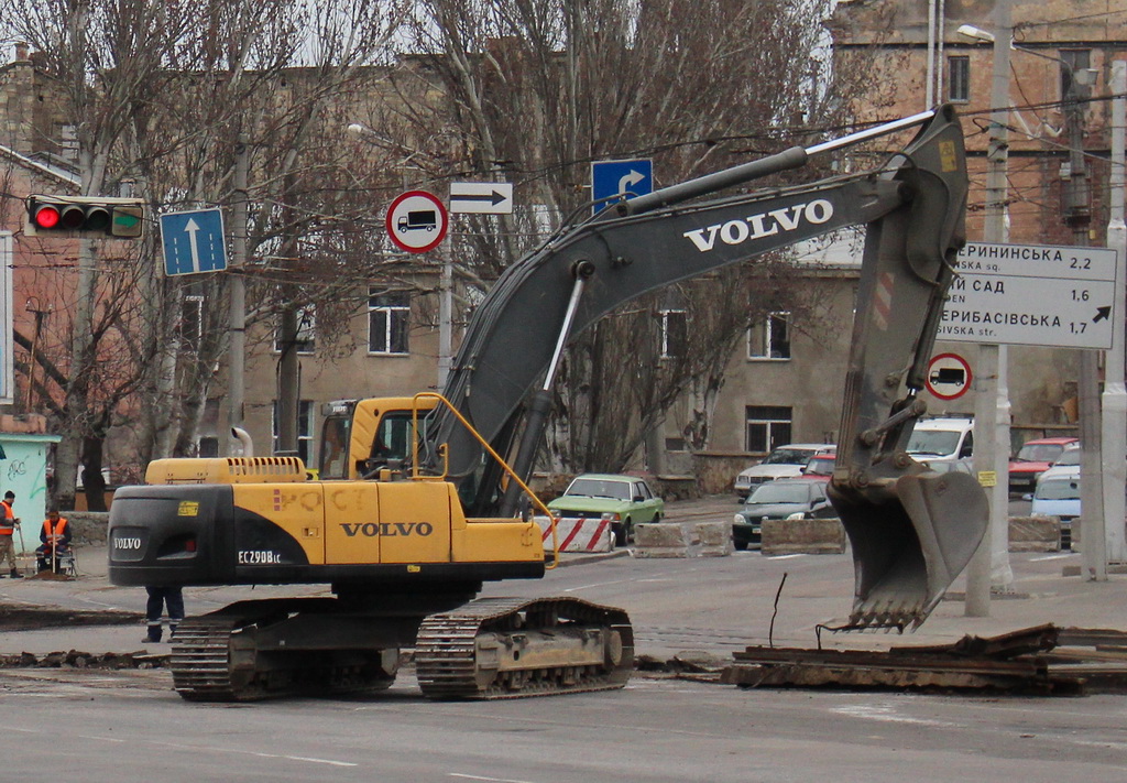 Одесская область, № (UA16) Б/Н СТ 0068 — Volvo EC290; Одесская область — Спецтехника с нечитаемыми (неизвестными) номерами