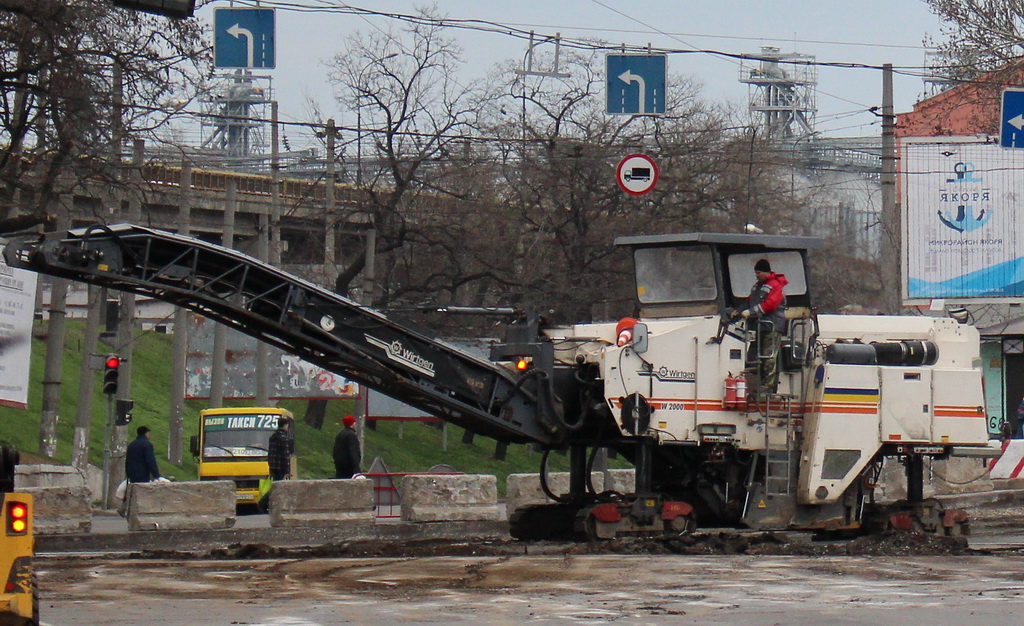 Одесская область, № (UA16) Б/Н СТ 0077 — Wirtgen W 2000; Одесская область — Спецтехника с нечитаемыми (неизвестными) номерами