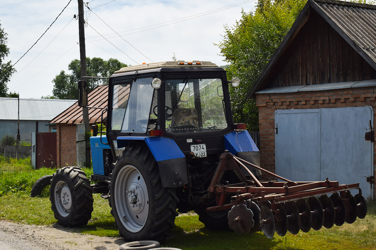 Алтайский край, № 7074 АУ 22 — Беларус-82.1