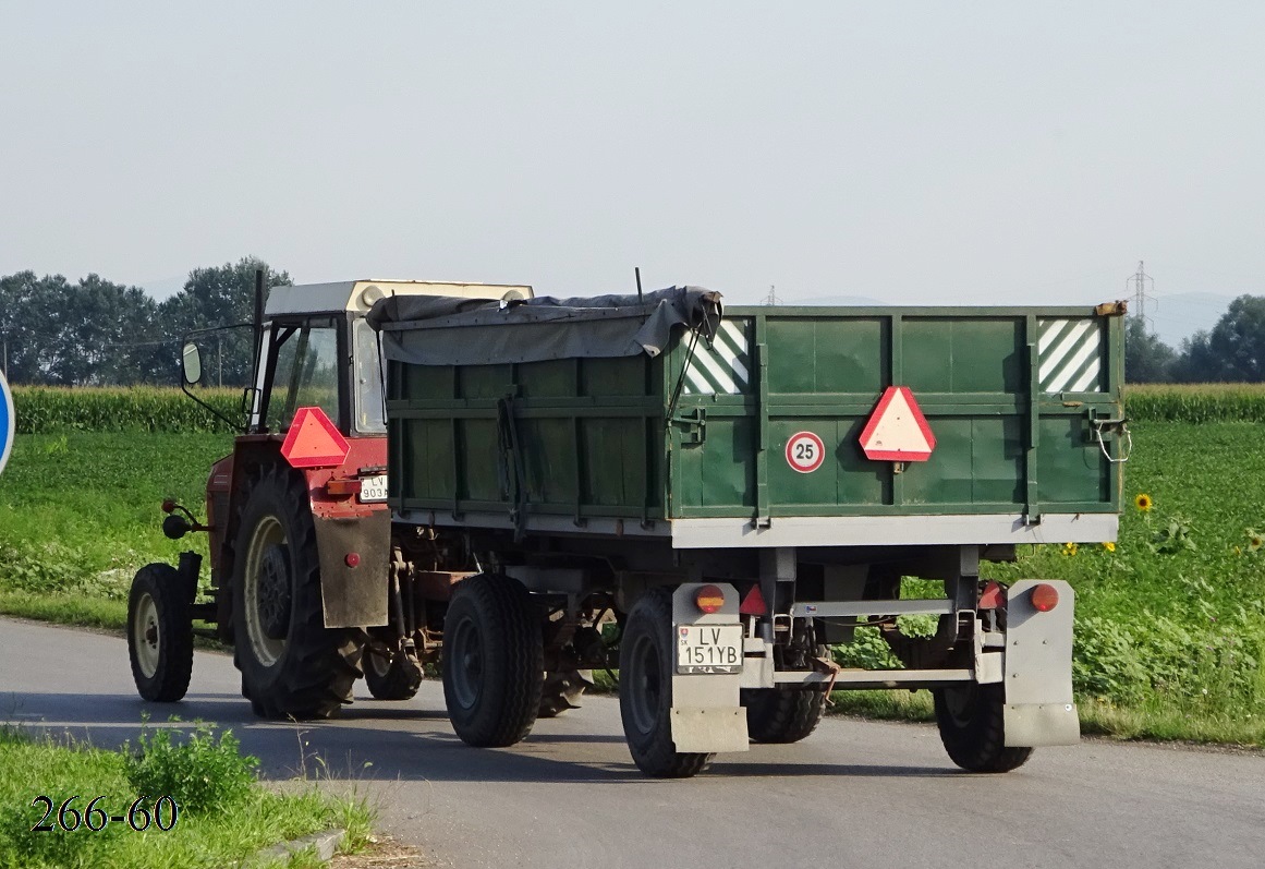 Словакия, № LV-903AB — Zetor (общая модель); Словакия, № LV-151YB — BSS (общая модель)