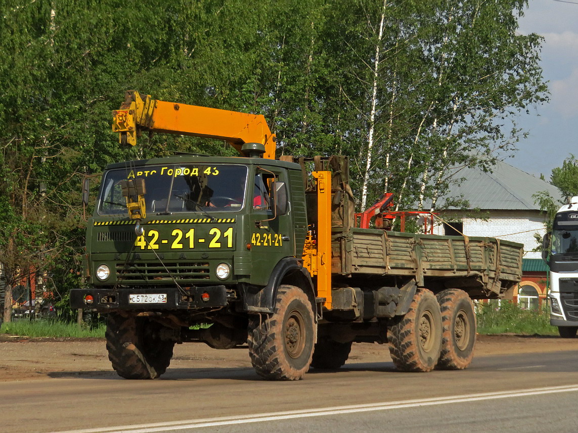 Кировская область, № С 572 ОК 43 — КамАЗ-4310