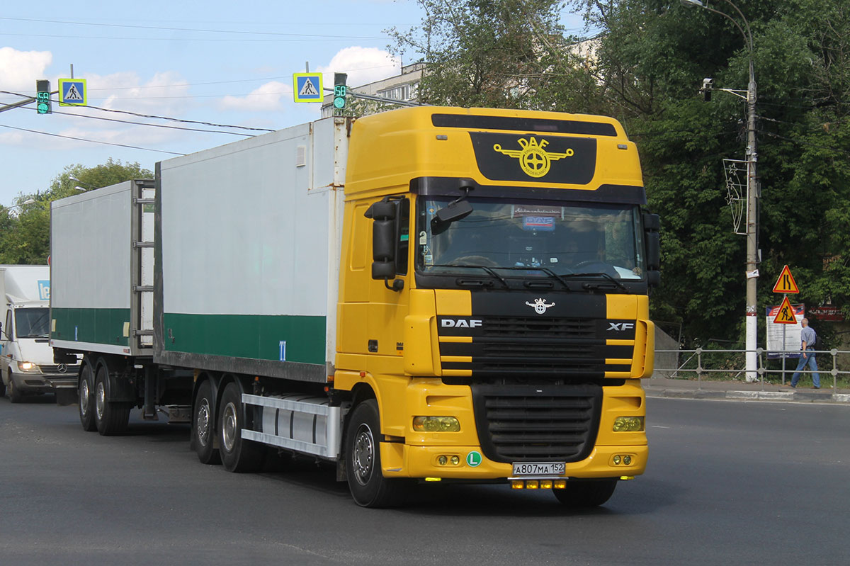 Нижегородская область, № А 807 МА 152 — DAF XF105 FAR