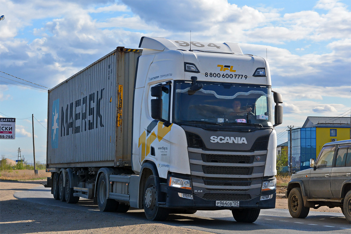 Приморский край, № Р 964 ОВ 125 — Scania ('2016) P440