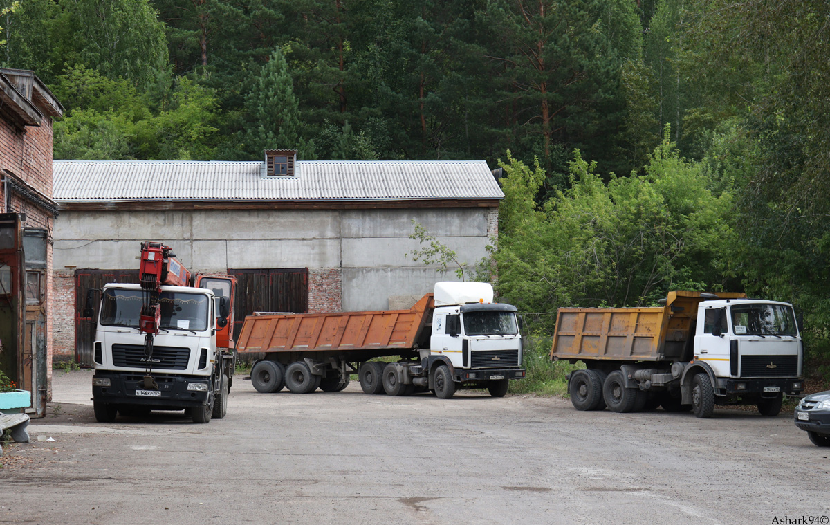 Красноярский край, № Е 146 КР 124 — МАЗ-6312B3; Красноярский край, № У 962 НХ 24 — МАЗ-642205; Красноярский край, № Р 190 АХ 124 — МАЗ-5516A5; Красноярский край — Разные фотографии (Автомобили)